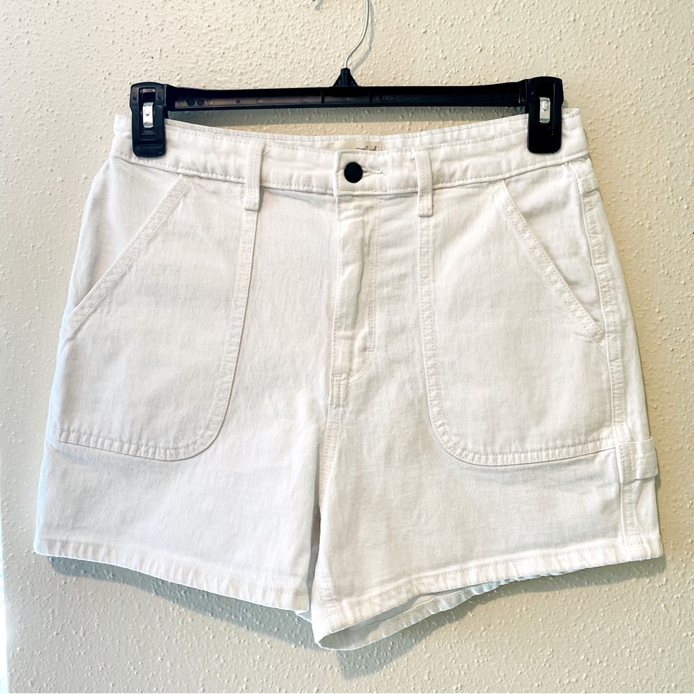 White Universal Thread Denim Shorts